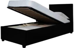 Hygena Dara Single Ottoman Bed Frame - Black